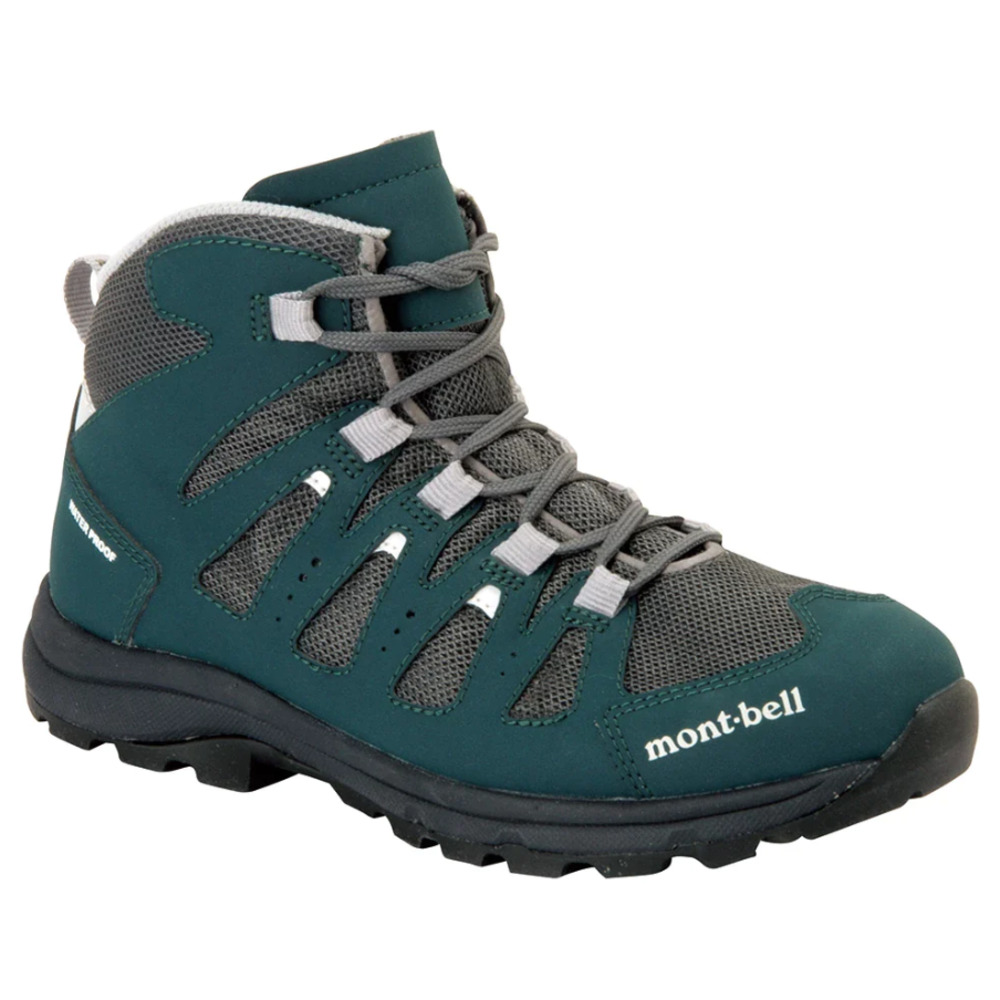 Montbell Kids' Explorer Boots - Teal and Gray